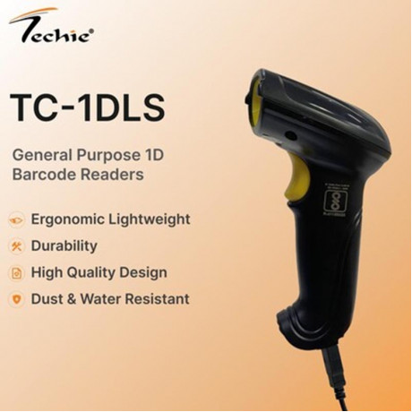 Techie TC-1DLS Wired Barcode Reader