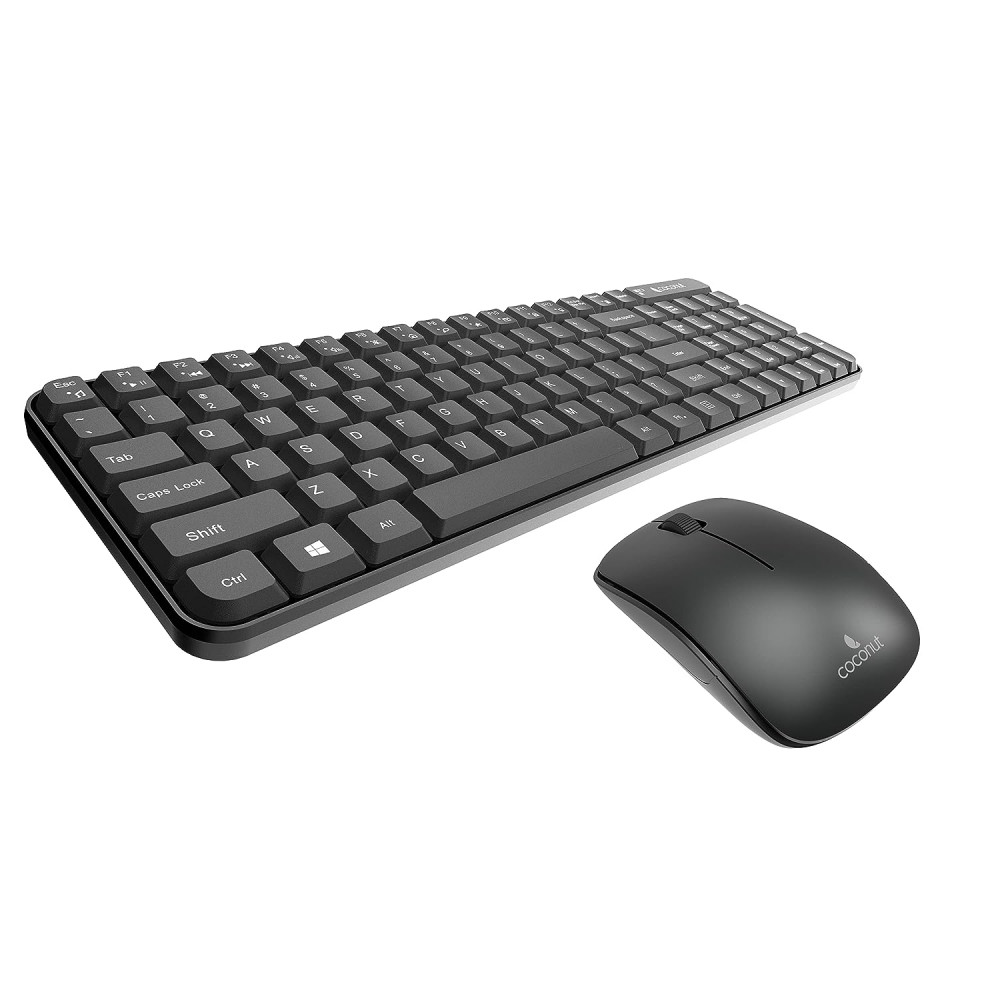 Coconut Neon Wireless Keyboard Mouse Combo (WKM16+WK16)