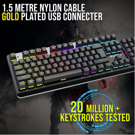 Cocosports K13 Draco Gaming USB Wired Keyboard