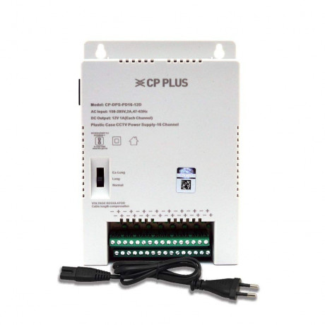 CP Plus  16 Channel  CCTV SMPS (CP-DPS-PD16V2-12D)