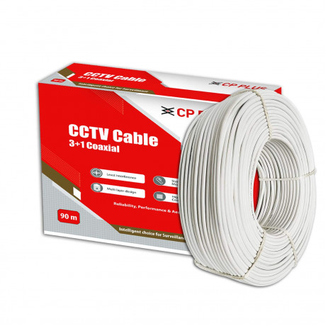 CP Plus 3+1 CCTV 90M Coil Wire (CP-ECC-90RP)