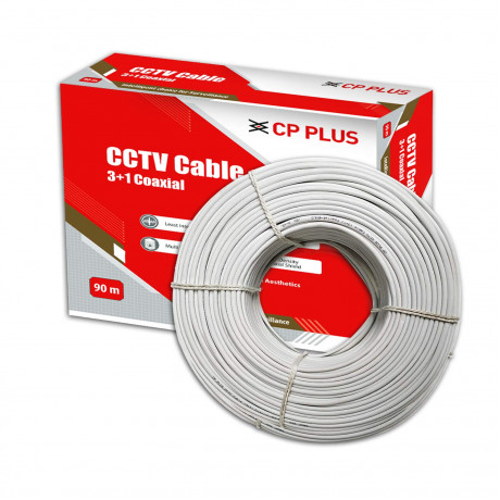 CP Plus 3+1 CCTV 90M Coil Wire (CP-ECC-90RP)