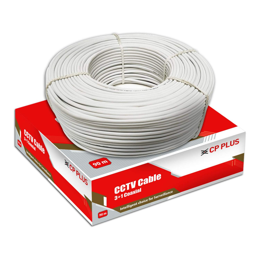 CP Plus 3+1 CCTV 90M Coil Wire (CP-ECC-90RP)