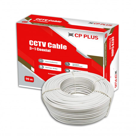 CP Plus 3+1 CCTV 90M Coil Wire (CP-ECC-90RP)