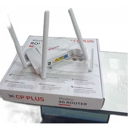 CP Plus (CP-GR-DE412) SIM Based 4G LTE Wi-Fi Router 