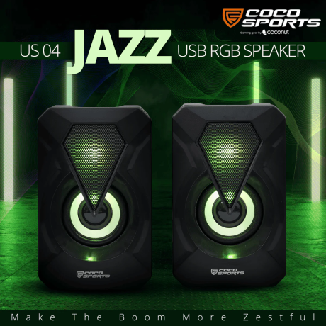 Coconut US04 Jazz USB RGB Speakers