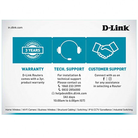 D-link DWR-920v Wireless N300 4G LTE SIM Based Router