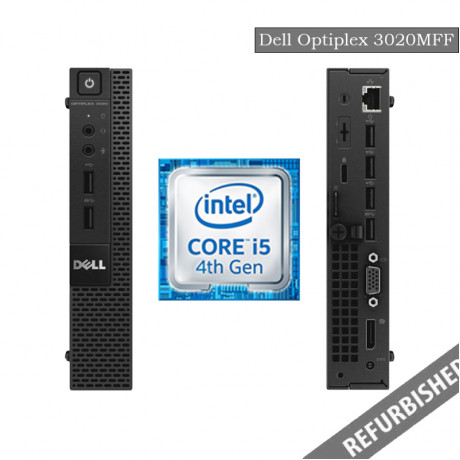 Dell Optiplex 3020 MFF (i5 4th Gen, 8GB DDR3 RAM, 256GB SATA SSD, Windows 10, 6 Months Warranty)