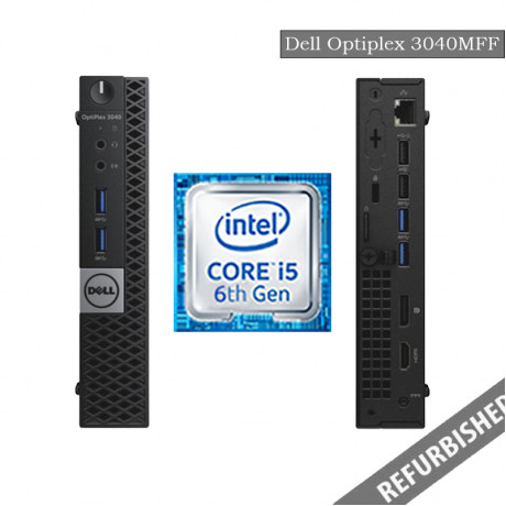 Dell Optiplex 3040 MFF (i5 6th gen, 8GB DDR3 RAM, 256GB SATA SSD, Windows 10, 6 Months Warranty)