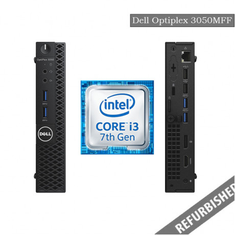 Dell Optiplex 3050 MFF (i3 7th Gen, 8GB DDR4 RAM, 256GB SATA SSD, Windows 10, 6 Months Warranty)