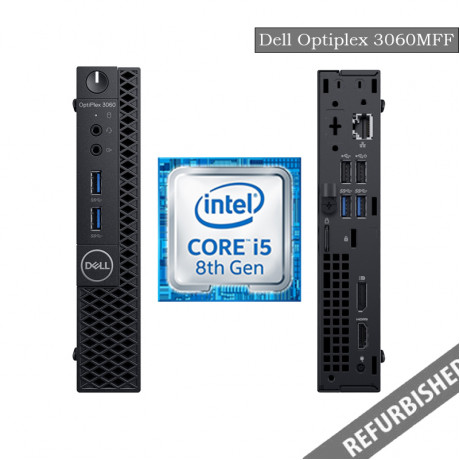 Dell Optiplex 3060 MFF (i5 8th Gen, 8GB DDR4 RAM, 256GB SATA SSD, Windows 10, 6 Months Warranty)