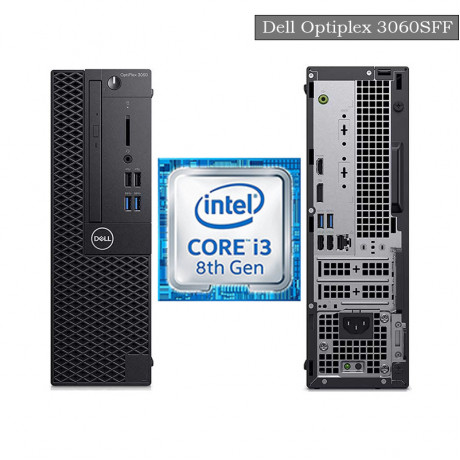 Refublished Dell Optiplex 3060 SFF (i3 8th Gen, 8GB DDR4 RAM, 256GB SATA SSD, Windows 10, 6 Months Warranty)