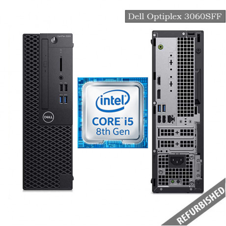 Dell Optiplex 3060 SFF (i5 8th Gen, 8GB DDR4 RAM, 256GB SATA SSD, Windows 10, 6 Months Warranty)