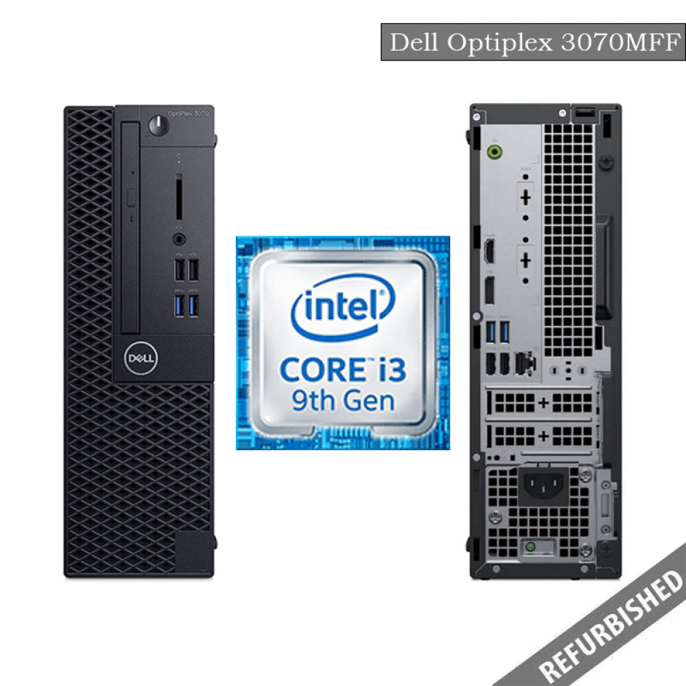 Dell Optiplex 3070 SFF (i3 9th Gen, 8GB DDR4 RAM, 256GB SATA SSD, Windows 10, 6 Months Warranty)