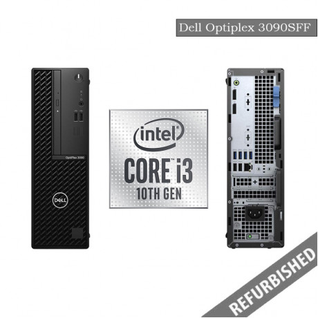 Dell Optiplex 3090 SFF (i3 10th Gen, 8GB DDR4 RAM, 256GB SATA SSD, Windows 10, 6 Months Warranty)