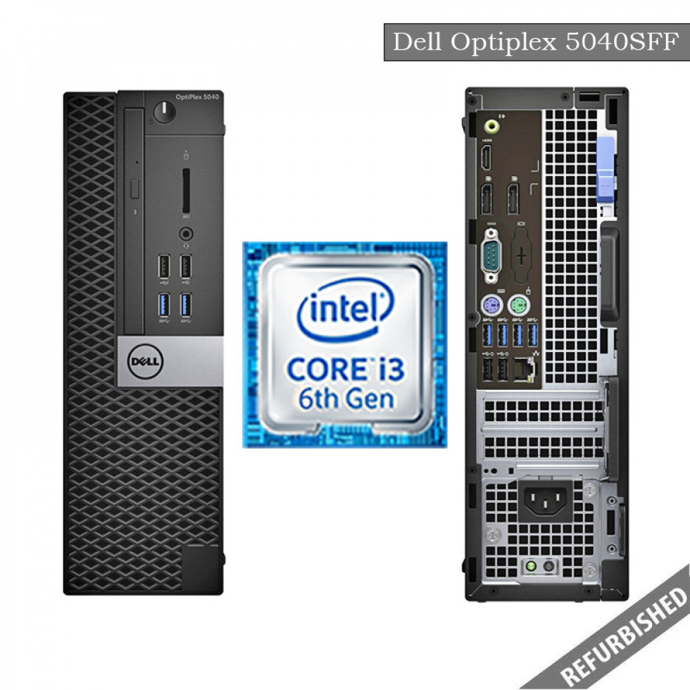 Dell Optiplex 5040 SFF (i3 6th Gen, 8GB DDR3 RAM, 256GB SATA SSD, Windows 10, 6 Months Warranty) 