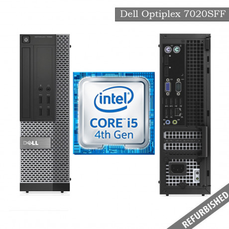 Dell Optiplex 7020 SFF (i5 4th Gen, 8GB DDR3 RAM, 256GB SATA SSD, Windows 10, 6 Months Warranty) 