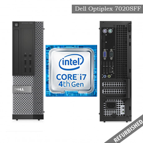 Dell Optiplex 7020 SFF (i7 4th Gen, 8GB DDR3 RAM, 256GB SATA SSD, Windows 10, 6 Months Warranty) 