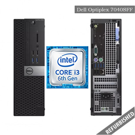 Dell Optiplex 7040 SFF (i3 6th Gen, 8GB DDR4 RAM, 256GB SATA SSD, Windows 10, 6 Months Warranty) 