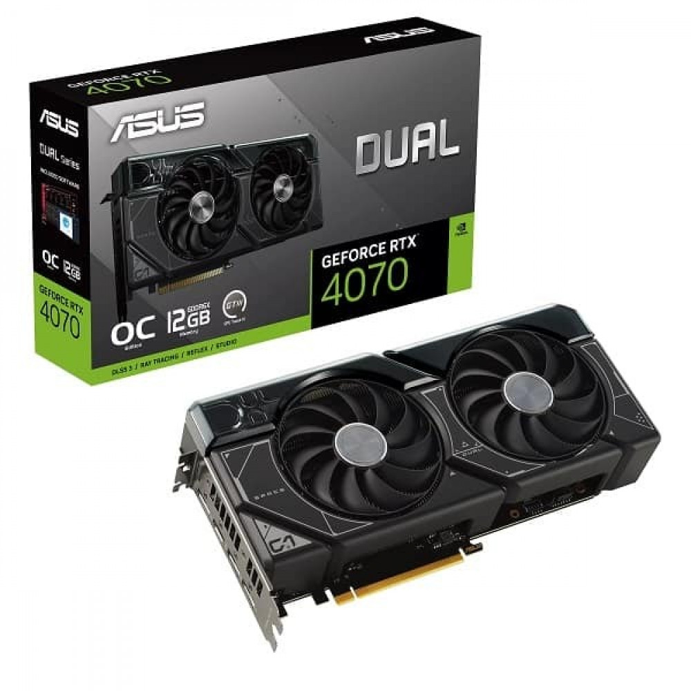 Asus Dual RTX 4070 OC Edition 12GB GDDR6X Graphics Card