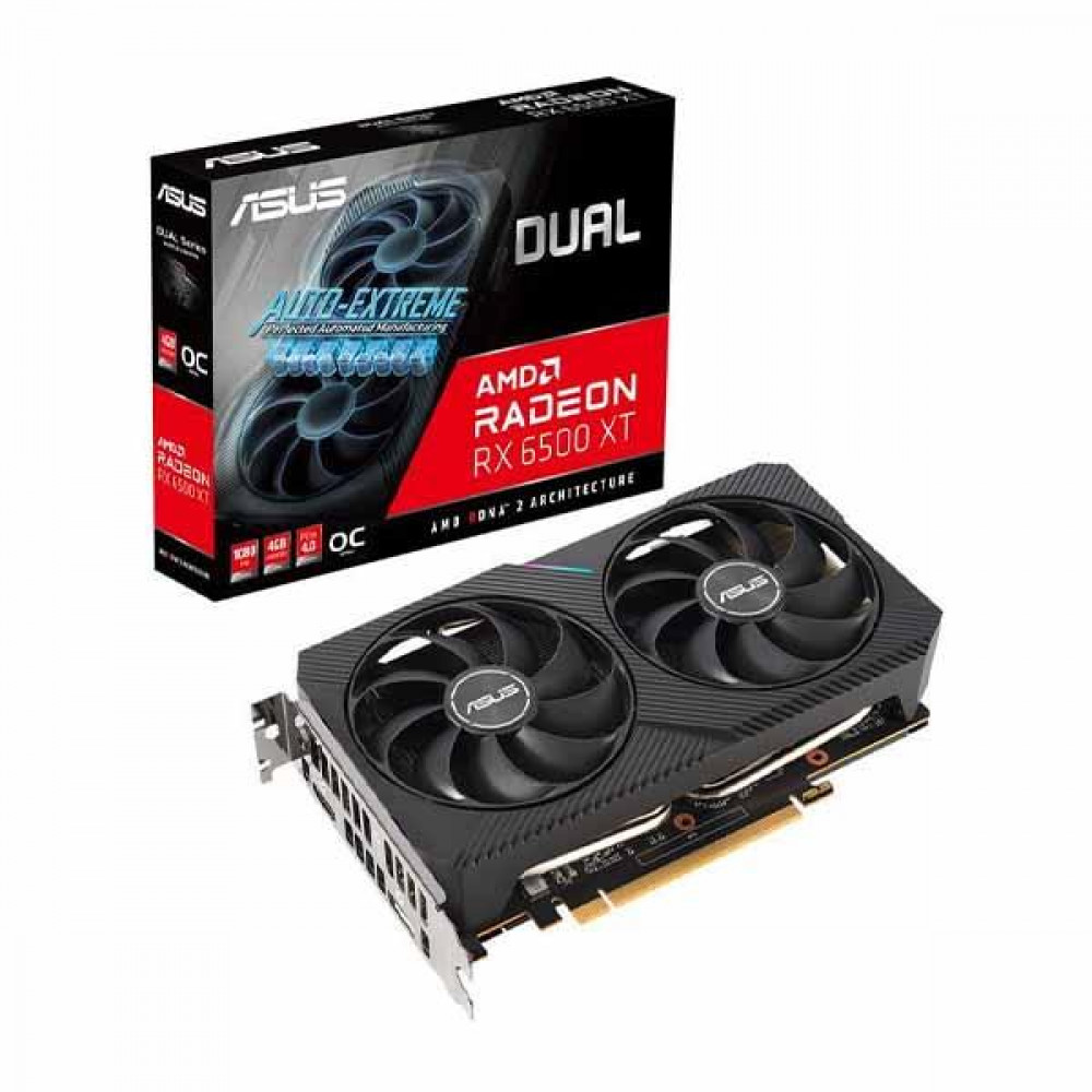 Asus Dual RX 6500 XT 4GB OC Gaming Graphics Card