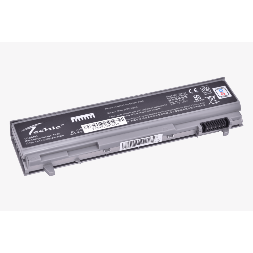 Techie Compatible Battery for Dell E6400 – Latitude E6500, E8400 Laptops (4000mAh, 6-Cell)