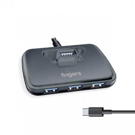 Fingers Next Gen Type-C USB 3.0 4 Port USB Hub