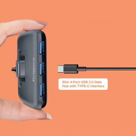 Fingers Next Gen Type-C USB 3.0 4 Port USB Hub