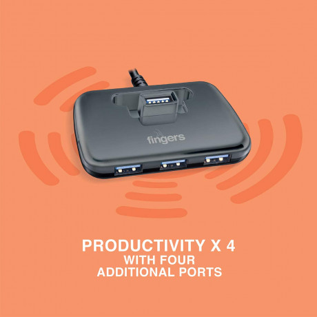 Fingers Next Gen Type-C USB 3.0 4 Port USB Hub