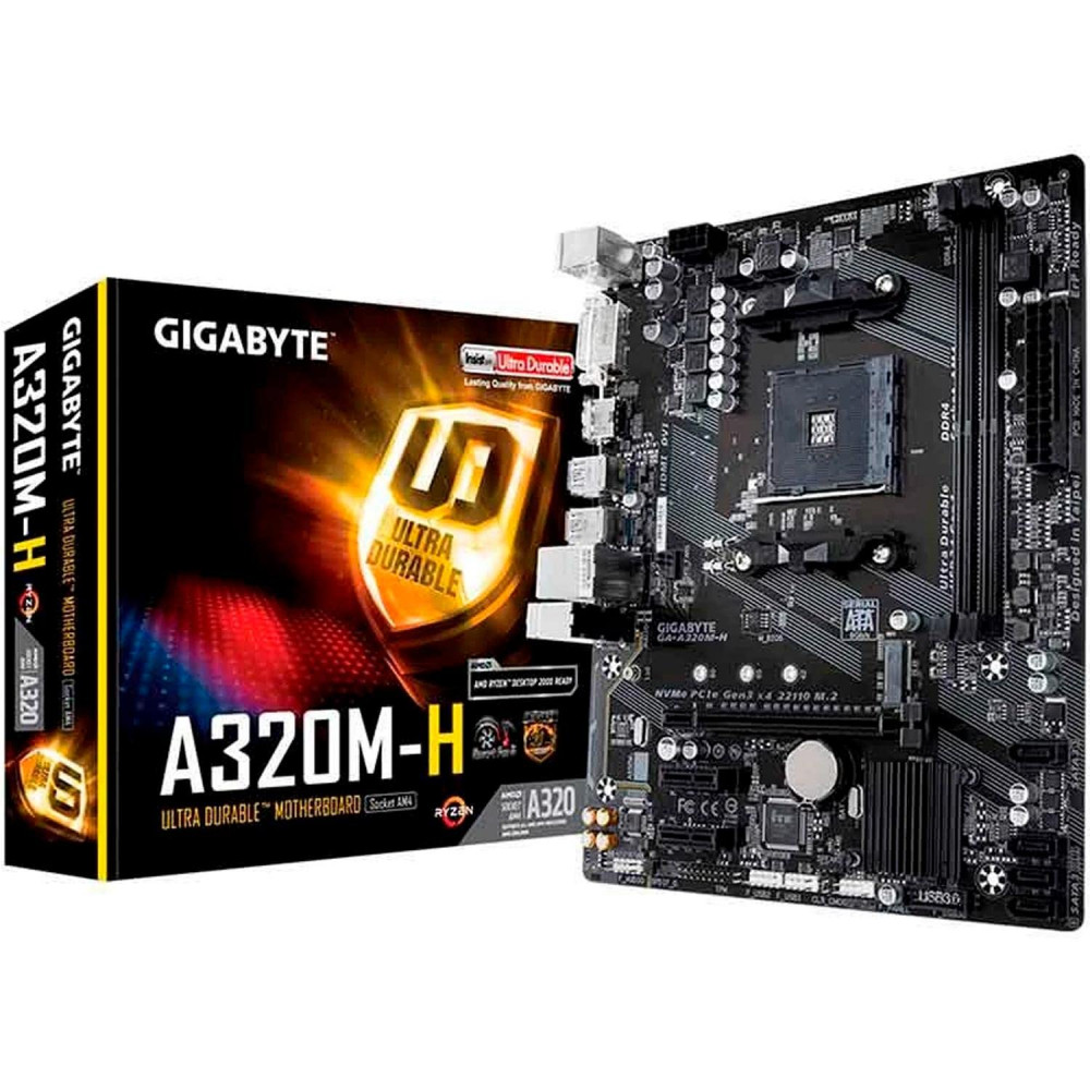 Gigabyte H310M-H Ultra Durable Motherboard With AMD AM4 Socket