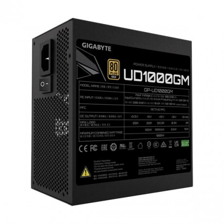 Gigabyte UD1000GM 1000 Watt 80 Plus Gold SMPS