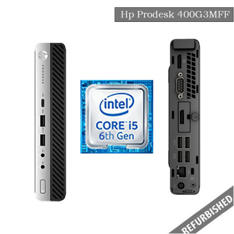 HP ProDesk 400G3 MFF (i5 6th Gen, 8GB DDR3 RAM, 256GB SATA SSD, Windows 10, 6 Months Warranty)