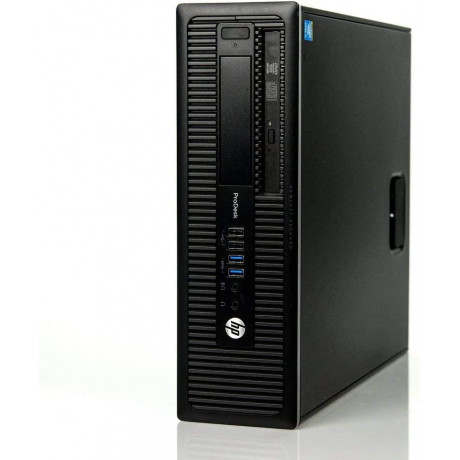 Refurbished HP ProDesk 600G1 SFF (i3 4th Gen, 8GB DDR3 RAM, 256GB SATA SSD, 19'' Monitor, Windows 10, 6 Months Warranty)