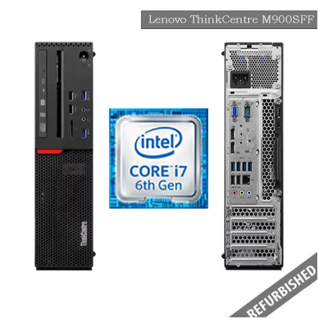 Lenovo ThinkCentre M900 SFF (i5 6th Gen, 8GB DDR3 RAM, 256GB SATA SSD, Windows 10, 6 Months Warranty)