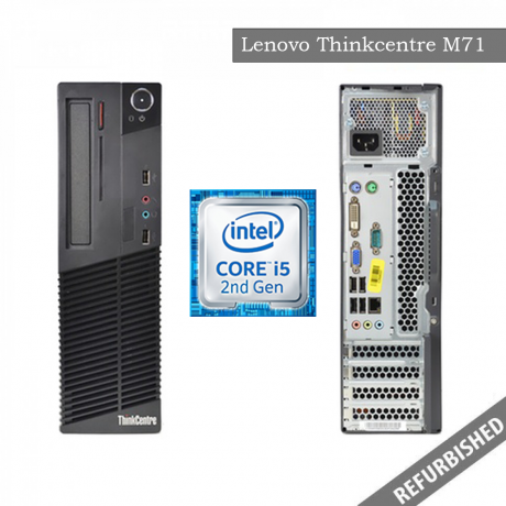 Lenovo ThinkCentre M71e SFF (i5 2nd Gen, 8GB DDR3 RAM, 256GB SATA SSD, Windows 10, 6 Months Warranty)
