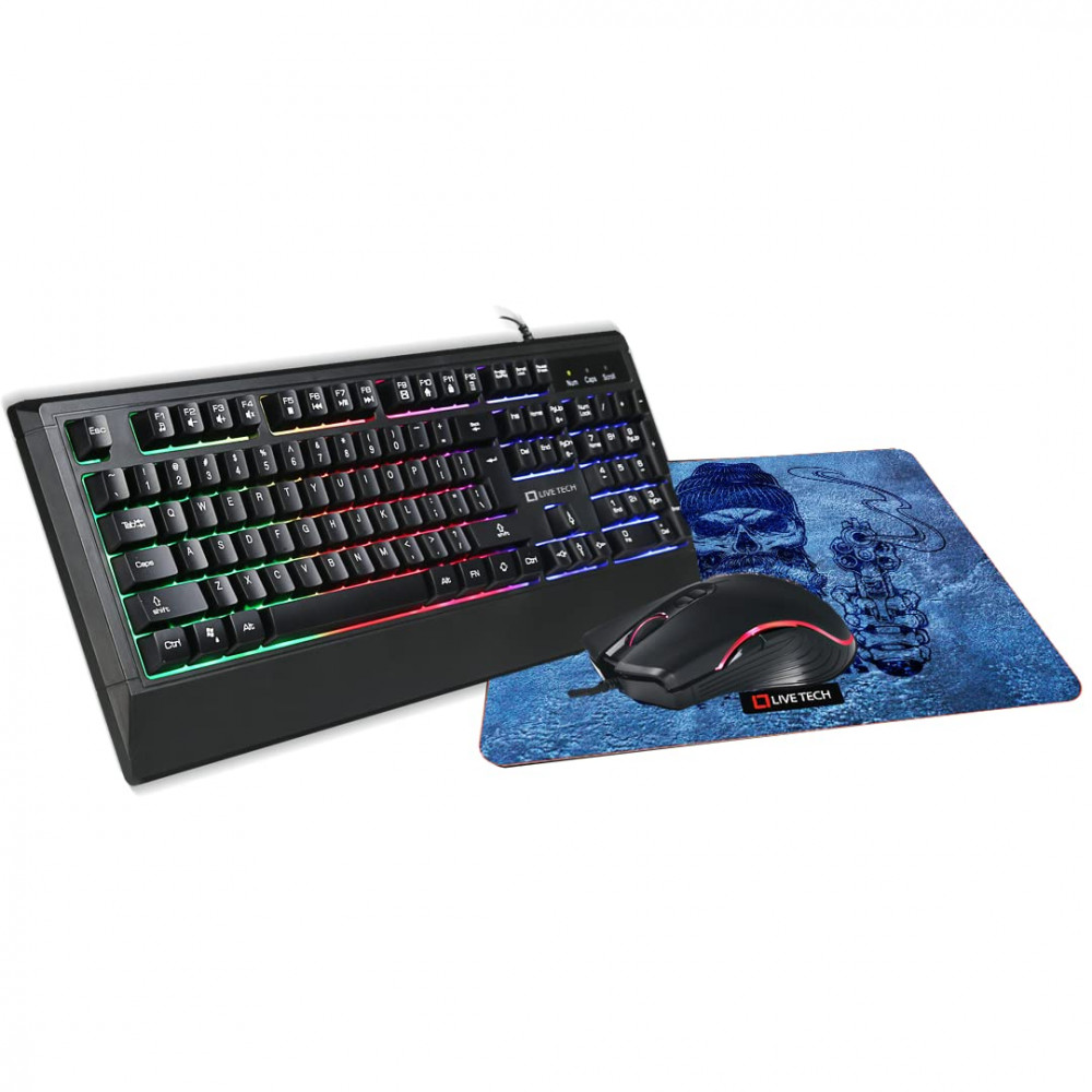 Livetech DevilX Wired USB Gaming Keyboard Mouse Combo