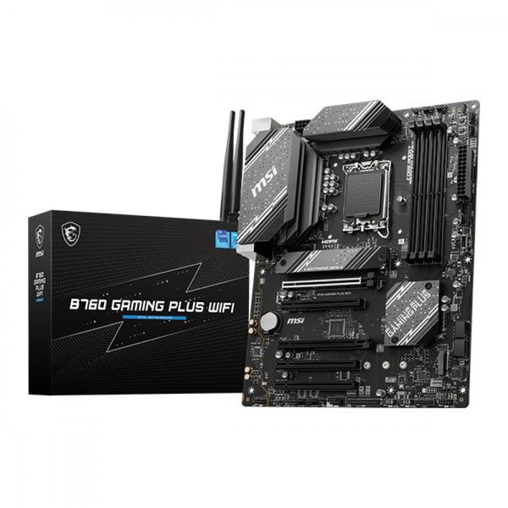  MSI B760 GAMING PLUS WIFI LGA 1700 DDR5 ATX Motherboard