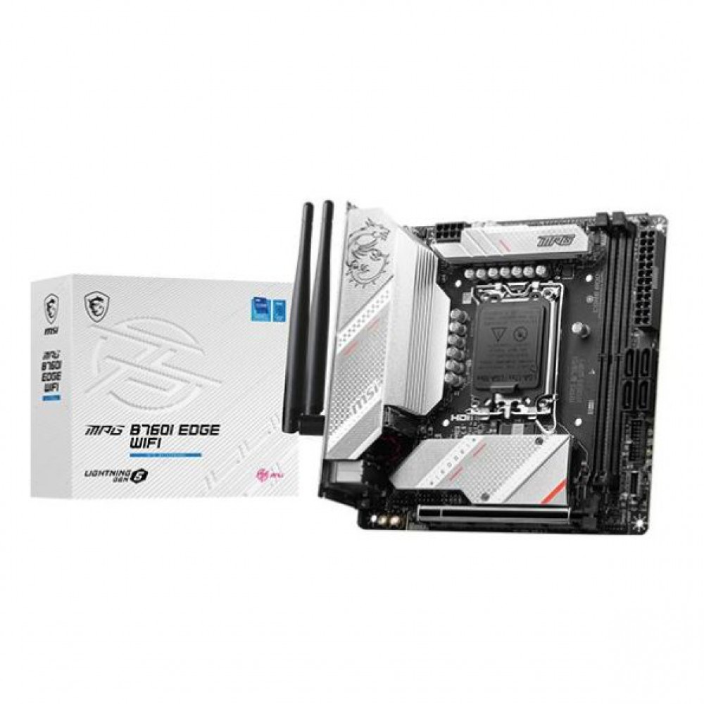 MSI MPG B760I EDGE WIFI LGA 1700 DDR5 Mini ITX Motherboard