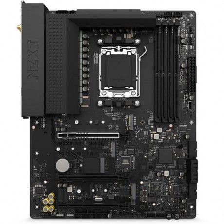 NZXT N7 B650E AMD B650 AM5 ATX Motherboard – Black