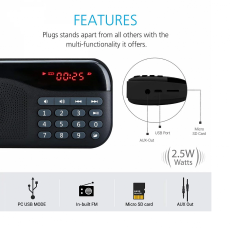 Portronics POR-141 Plugs Portable Speaker