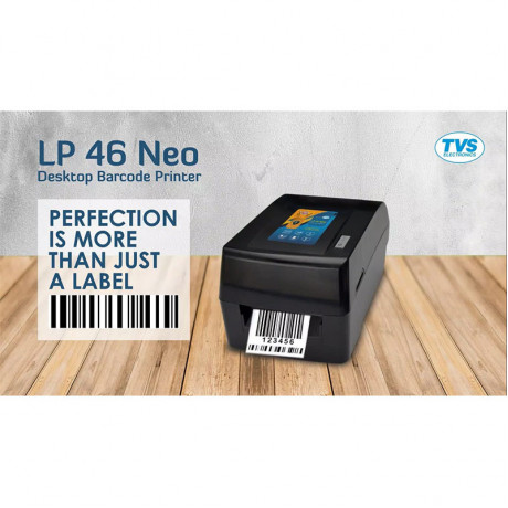 TVS Electronics  LP 46 Neo Label-Barcode Printer (Black)