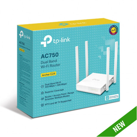 TP-Link C24 Ac750 Dual Band Wi-Fi Router