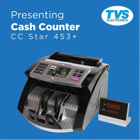 TVS Electronics CC 453 Star+ Cash Counting Machine