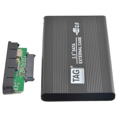 Tag 2.5 Inch SATA To USB 2.0 HDD Enclosure