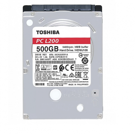 Toshiba L200 500GB Laptop Hard Drive (HDD)