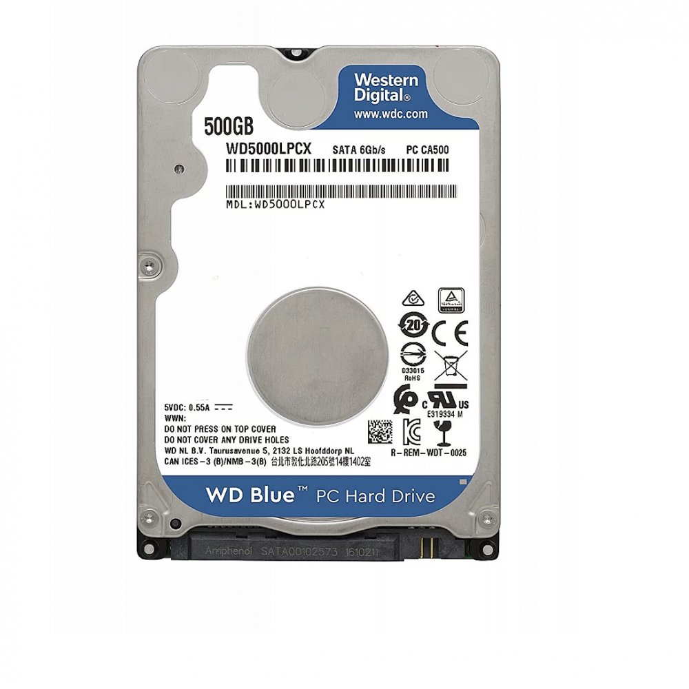 Western Digital Blue 500GB Laptop Hard Drive (HDD)