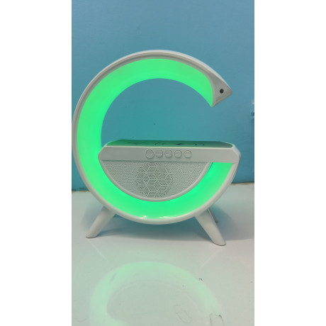 AK301 G-Shape Wireless Charging Speaker with Multicolor LED Effects