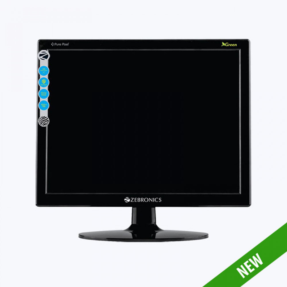 Zebronics Zeb-VS16 HD Black Light LED 15.1" Monitor