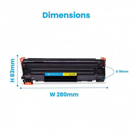 Zebronics Zeb-LPC78A Laser Printer Toner Cartridge (78A)