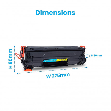 Zebronics Zeb-LPC88A Laser Printer Toner Cartridge (88A)